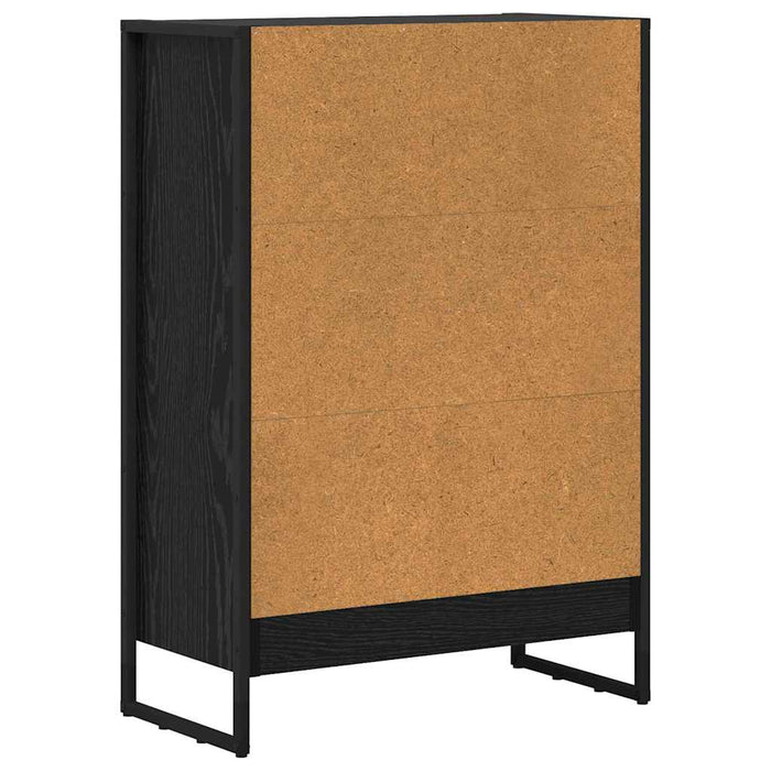 Dulap pentru cărți Stejar Negru 80 x 30 x 155 cm Lemn compozit - WALTI WALTI