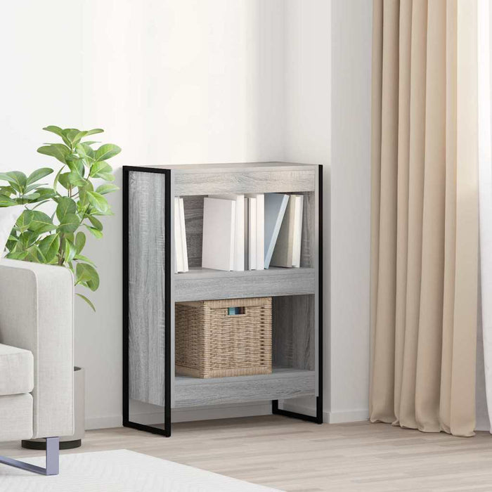 Dulap pentru cărți Gri Sonoma 80 x 30 x 155 cm Lemn compozit - WALTI WALTI