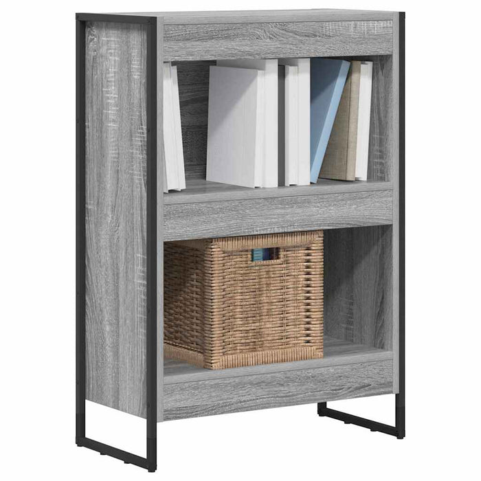Dulap pentru cărți Gri Sonoma 80 x 30 x 155 cm Lemn compozit - WALTI WALTI