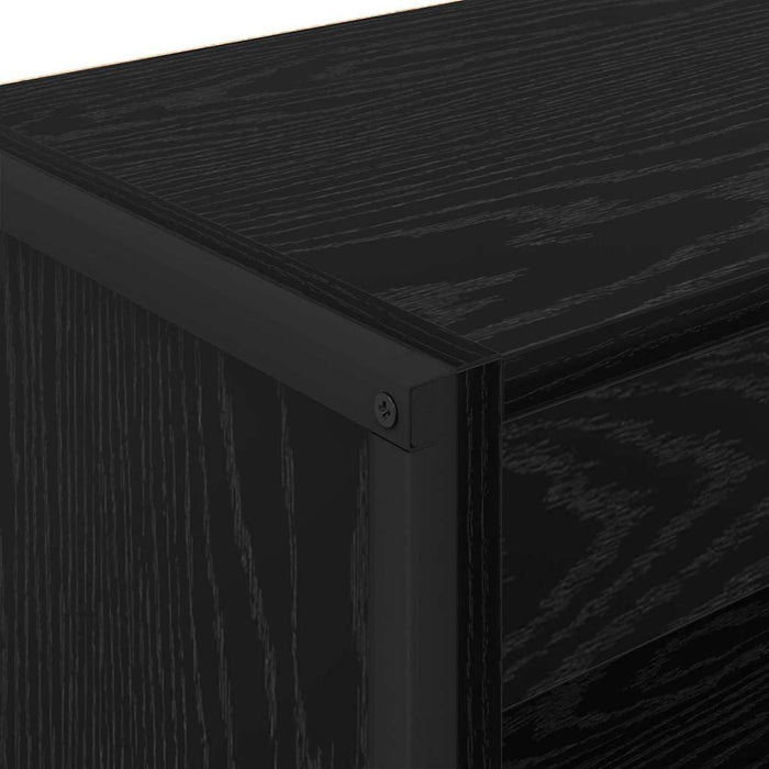Dulap pentru cărți Stejar Negru 80 x 30 x 155 cm Lemn compozit - WALTI WALTI