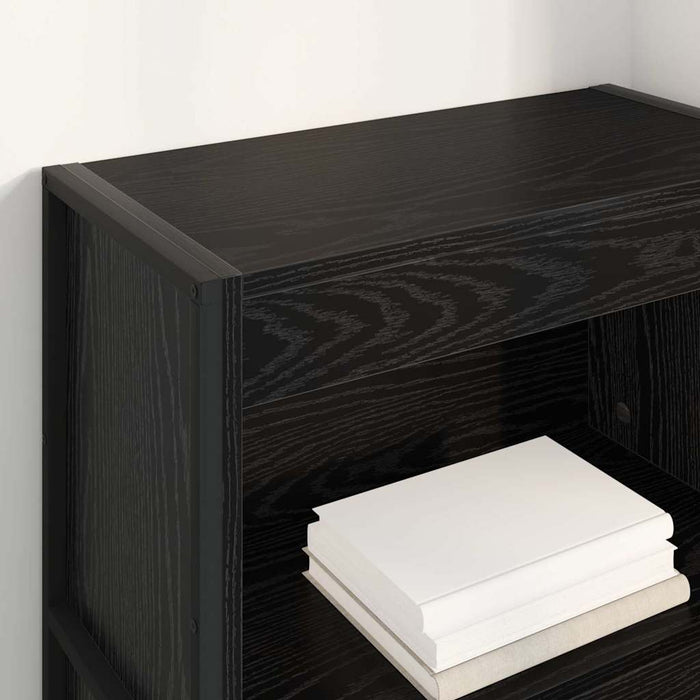 Dulap pentru cărți Stejar Negru 80 x 30 x 155 cm Lemn compozit - WALTI WALTI