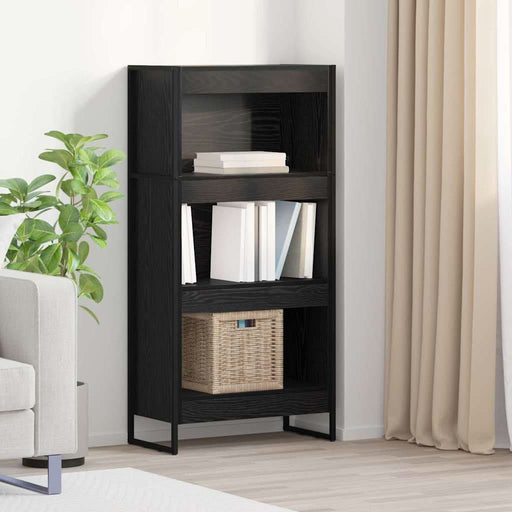 Dulap pentru cărți Stejar Negru 80 x 30 x 155 cm Lemn compozit - WALTI WALTI