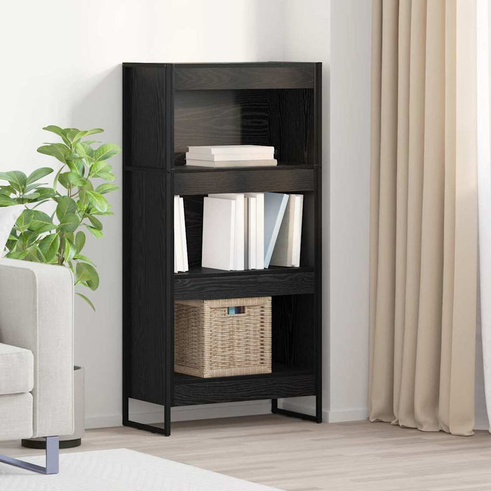 Dulap pentru cărți Stejar Negru 80 x 30 x 155 cm Lemn compozit - WALTI WALTI