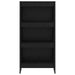 Dulap pentru cărți Stejar Negru 80 x 30 x 155 cm Lemn compozit - WALTI WALTI