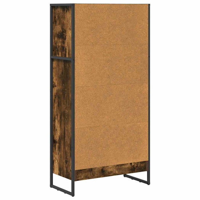 Dulap pentru cărți Stejar fumuriu 80 x 30 x 155 cm - WALTI WALTI