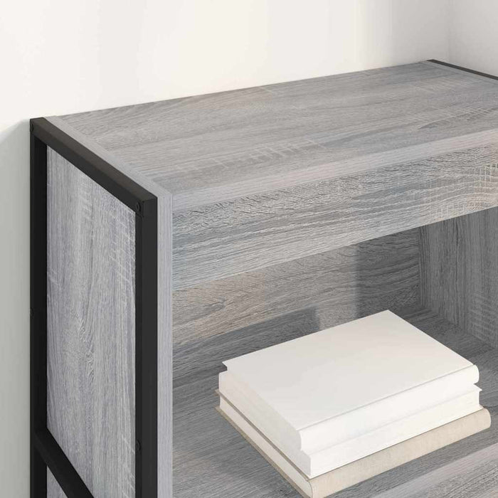 Dulap pentru cărți Gri Sonoma 80 x 30 x 155 cm Lemn compozit - WALTI WALTI