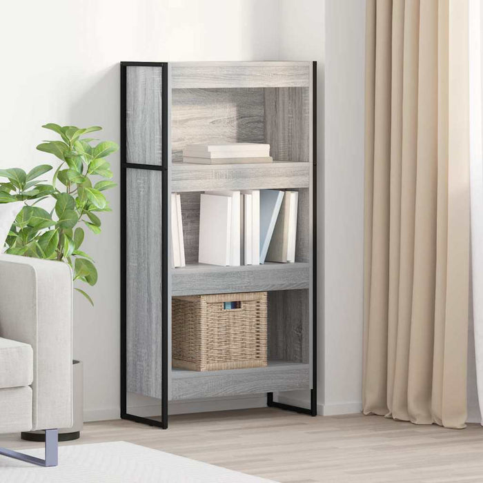 Dulap pentru cărți Gri Sonoma 80 x 30 x 155 cm Lemn compozit - WALTI WALTI