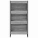 Dulap pentru cărți Gri Sonoma 80 x 30 x 155 cm Lemn compozit - WALTI WALTI