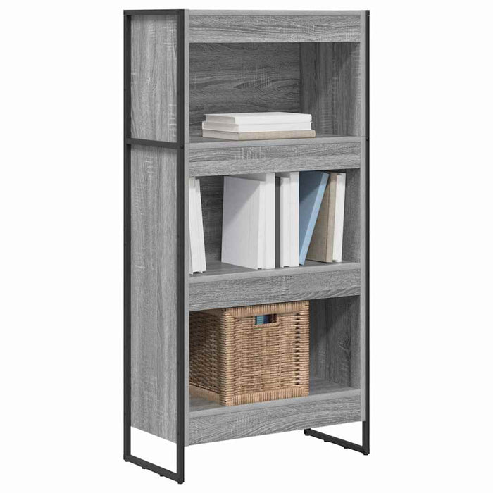 Dulap pentru cărți Gri Sonoma 80 x 30 x 155 cm Lemn compozit - WALTI WALTI