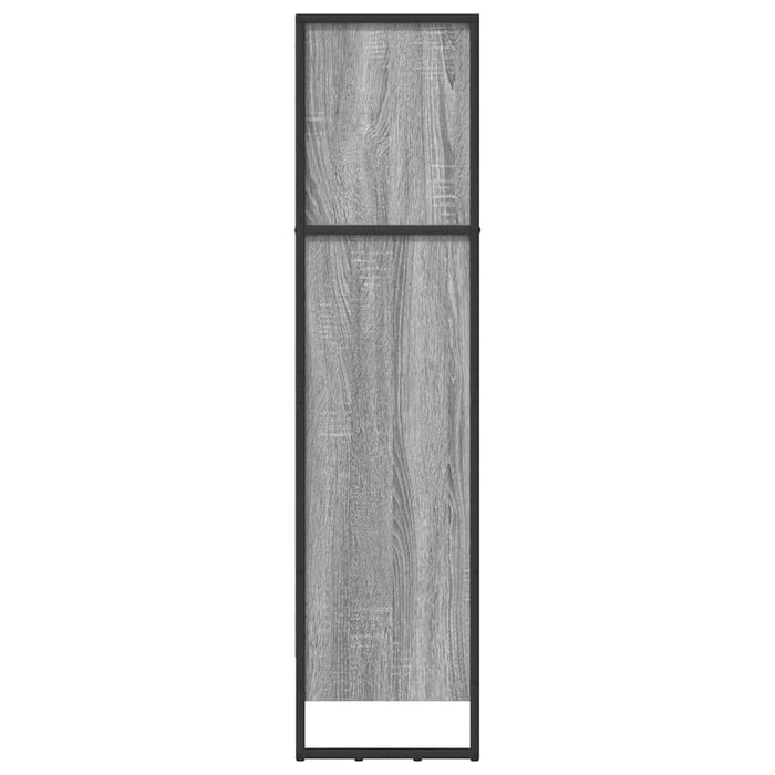Dulap pentru cărți Gri Sonoma 80 x 30 x 155 cm Lemn compozit - WALTI WALTI