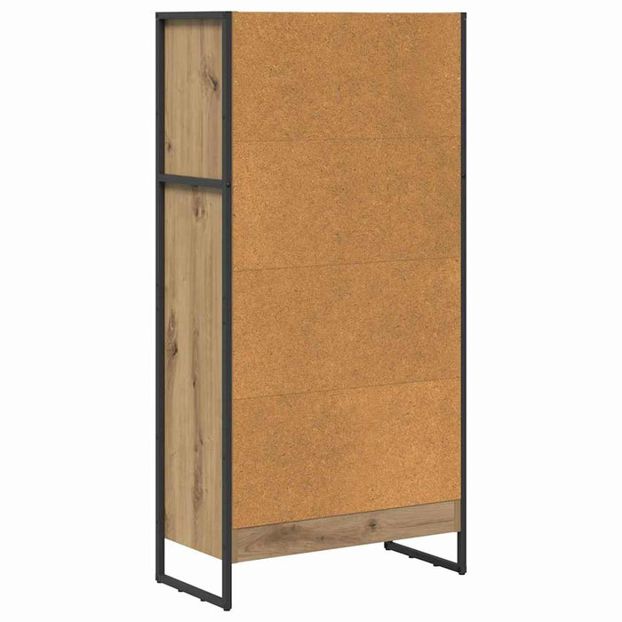 Dulap pentru cărți Stejar artizanal 80 x 30 x 155 cm - WALTI WALTI