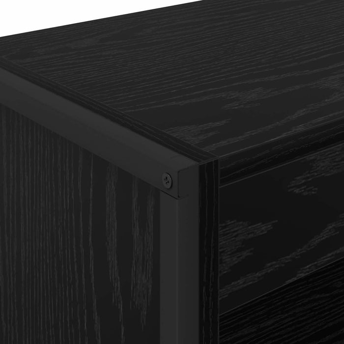 Dulap pentru cărți Stejar Negru 80 x 30 x 155 cm Lemn compozit - WALTI WALTI