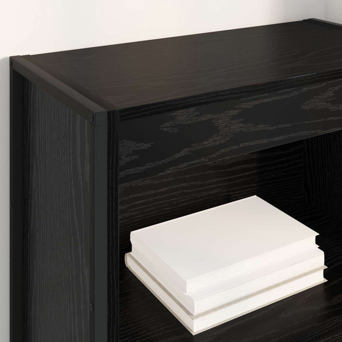 Dulap pentru cărți Stejar Negru 80 x 30 x 155 cm Lemn compozit - WALTI WALTI