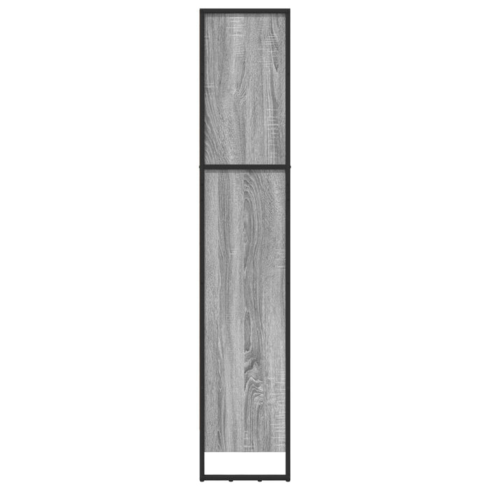 Dulap pentru cărți Gri Sonoma 80 x 30 x 155 cm Lemn compozit - WALTI WALTI
