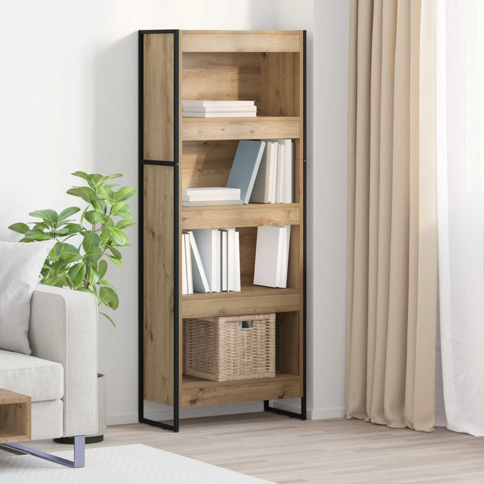 Dulap pentru cărți Stejar artizanal 80 x 30 x 155 cm - WALTI WALTI