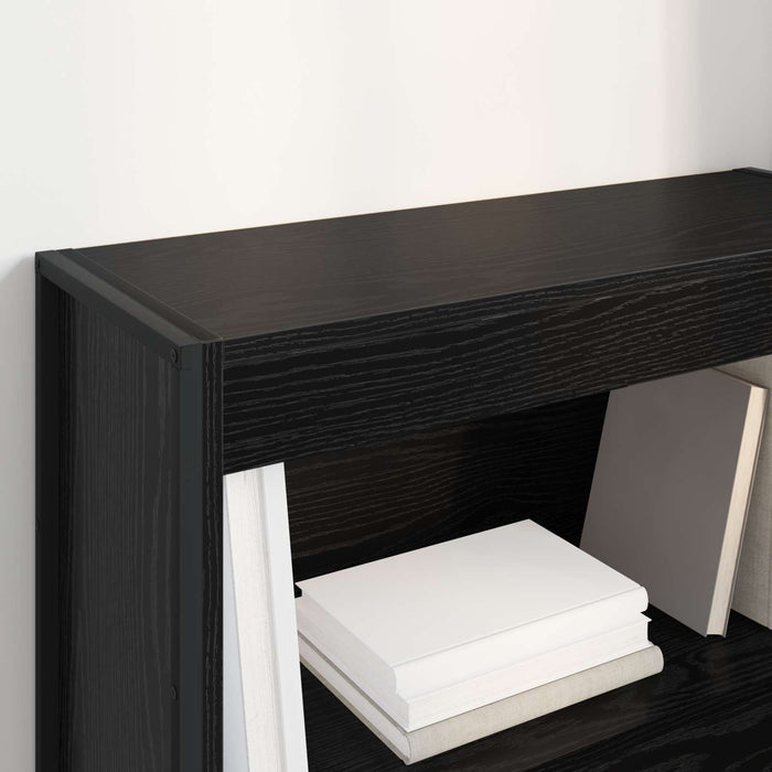 Dulap pentru cărți Stejar Negru 80 x 30 x 155 cm Lemn compozit - WALTI WALTI