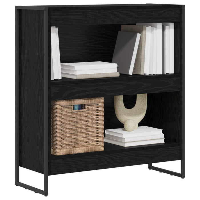 Dulap pentru cărți Stejar Negru 80 x 30 x 155 cm Lemn compozit - WALTI WALTI