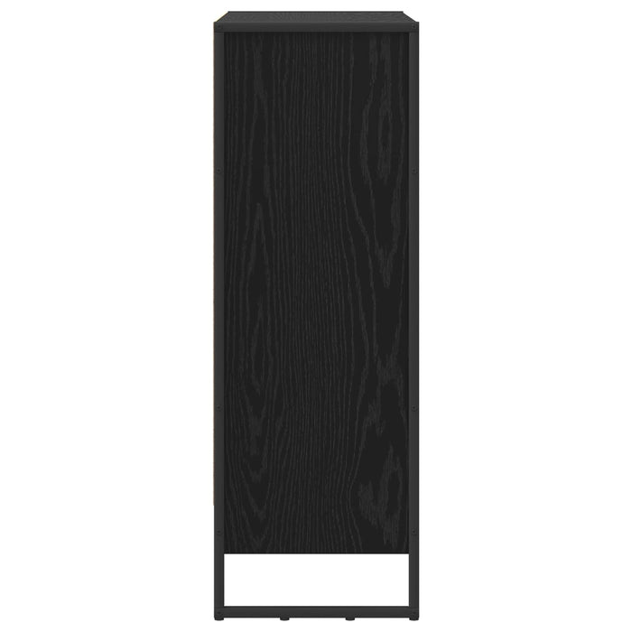 Dulap pentru cărți Stejar Negru 80 x 30 x 155 cm Lemn compozit - WALTI WALTI
