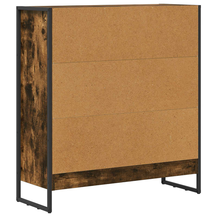 Dulap pentru cărți Stejar fumuriu 80 x 30 x 155 cm - WALTI WALTI