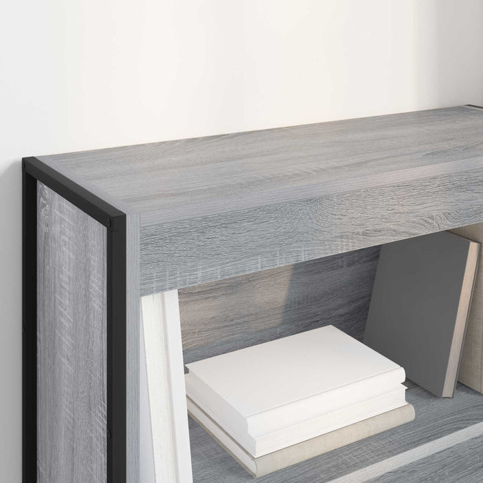 Dulap pentru cărți Gri Sonoma 80 x 30 x 155 cm Lemn compozit - WALTI WALTI