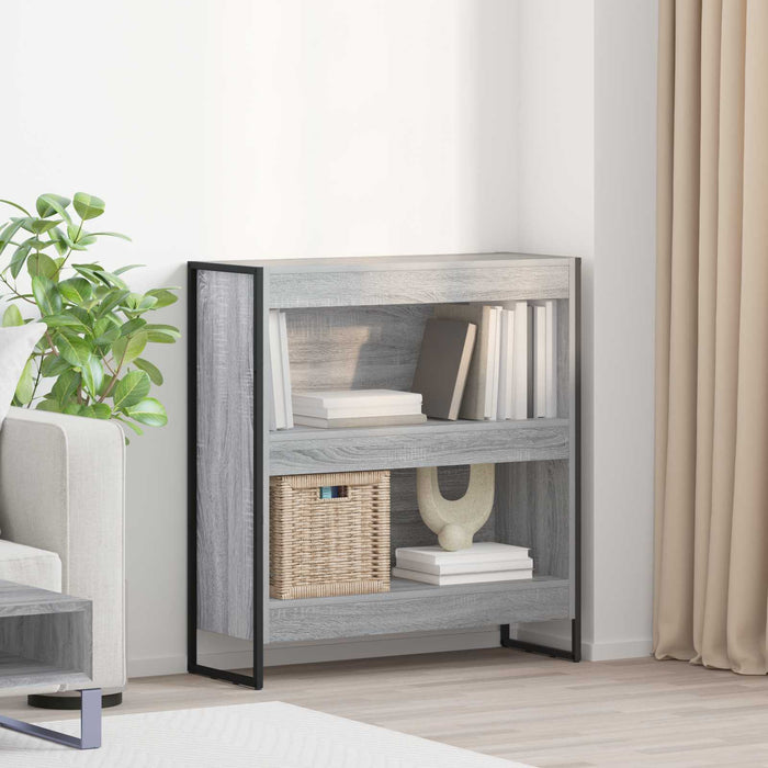 Dulap pentru cărți Gri Sonoma 80 x 30 x 155 cm Lemn compozit - WALTI WALTI