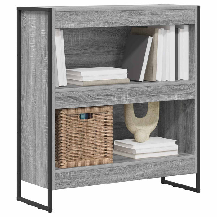 Dulap pentru cărți Gri Sonoma 80 x 30 x 155 cm Lemn compozit - WALTI WALTI