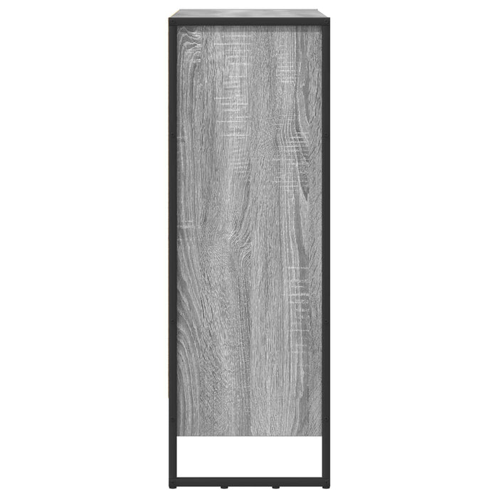 Dulap pentru cărți Gri Sonoma 80 x 30 x 155 cm Lemn compozit - WALTI WALTI