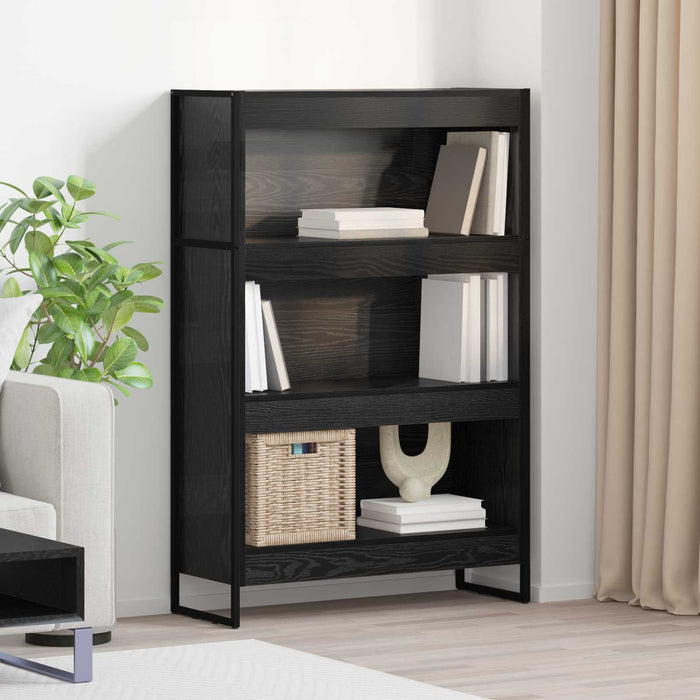 Dulap pentru cărți Stejar Negru 80 x 30 x 155 cm Lemn compozit - WALTI WALTI