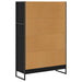 Dulap pentru cărți Stejar Negru 80 x 30 x 155 cm Lemn compozit - WALTI WALTI
