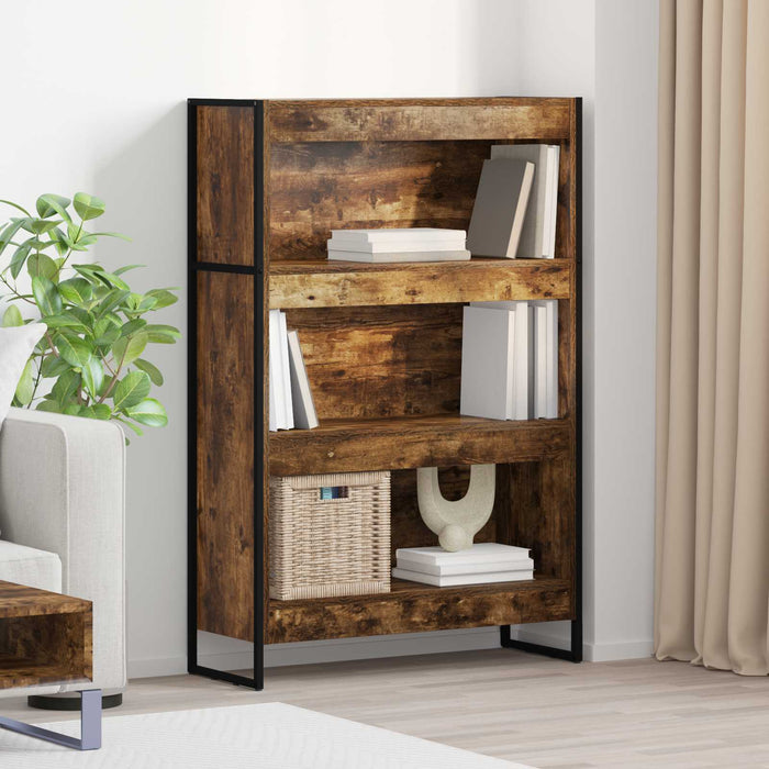Dulap pentru cărți Stejar fumuriu 80 x 30 x 155 cm - WALTI WALTI