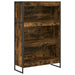Dulap pentru cărți Stejar fumuriu 80 x 30 x 155 cm - WALTI WALTI