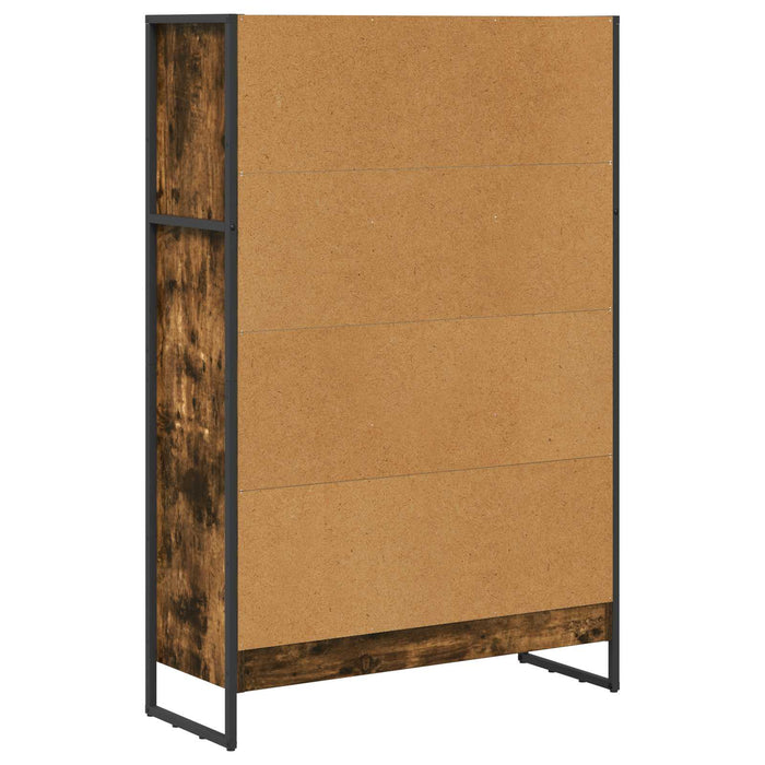 Dulap pentru cărți Stejar fumuriu 80 x 30 x 155 cm - WALTI WALTI