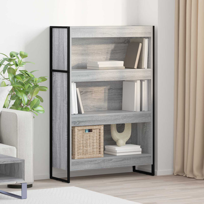 Dulap pentru cărți Gri Sonoma 80 x 30 x 155 cm Lemn compozit - WALTI WALTI