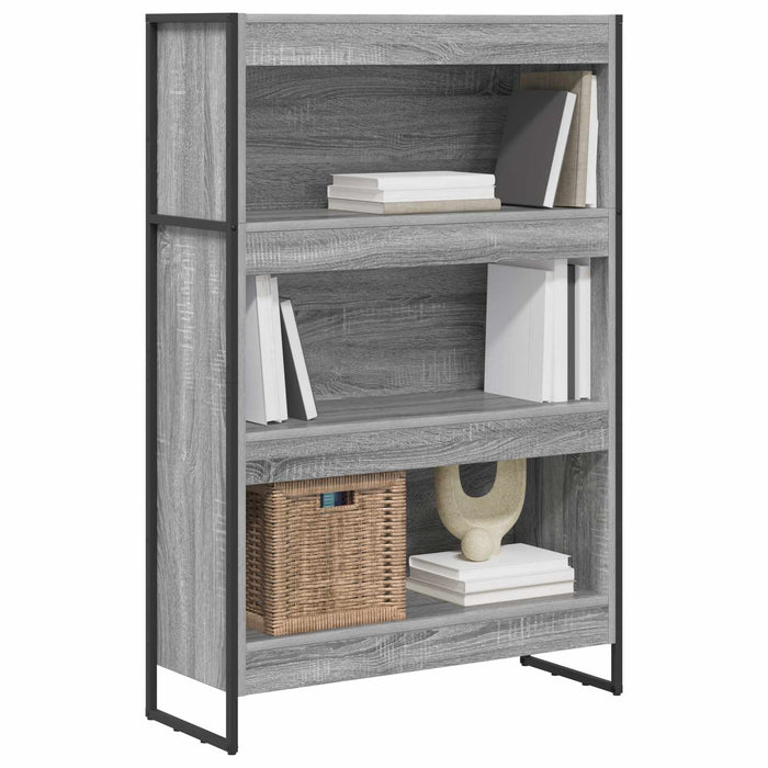Dulap pentru cărți Gri Sonoma 80 x 30 x 155 cm Lemn compozit - WALTI WALTI