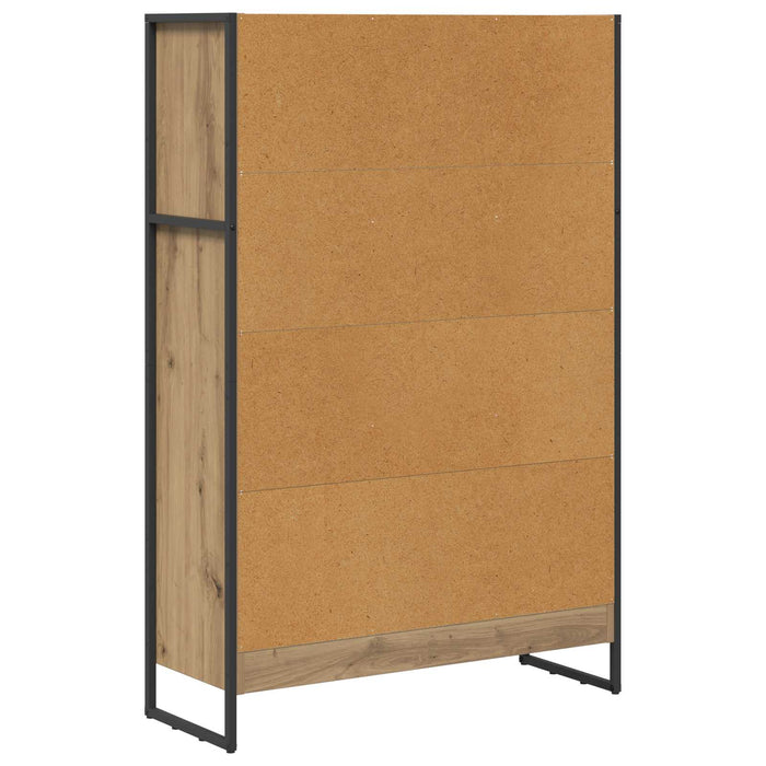 Dulap pentru cărți Stejar artizanal 80 x 30 x 155 cm - WALTI WALTI