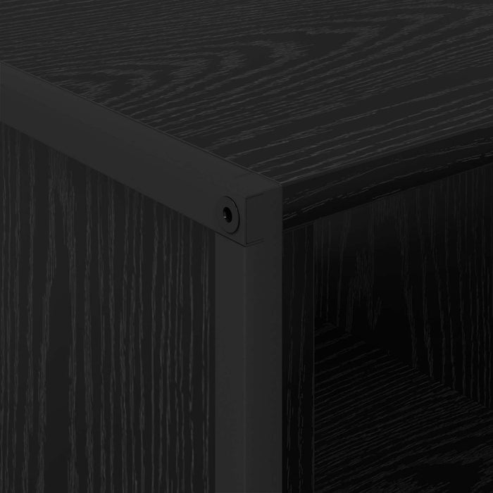 Masă de cafea Stejar Negru 80 x 50 x 40 cm Lemn compozit - WALTI WALTI