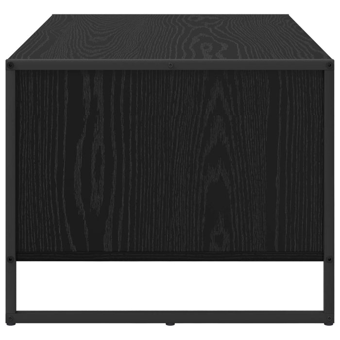 Masă de cafea Stejar Negru 80 x 50 x 40 cm Lemn compozit - WALTI WALTI
