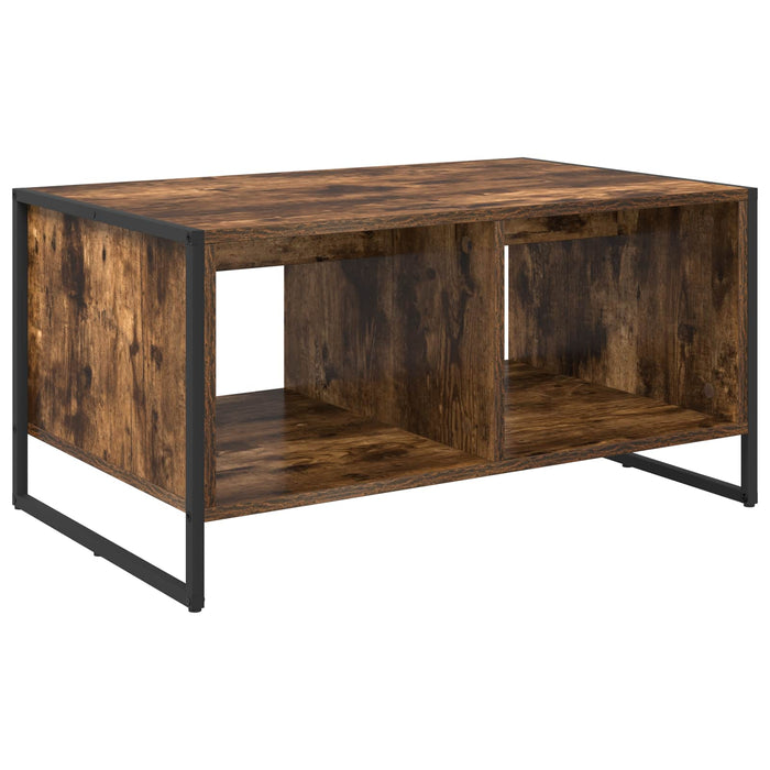 Masă de cafea Stejar fumuriu 80 x 50 x 40 cm Lemn compozit - WALTI WALTI