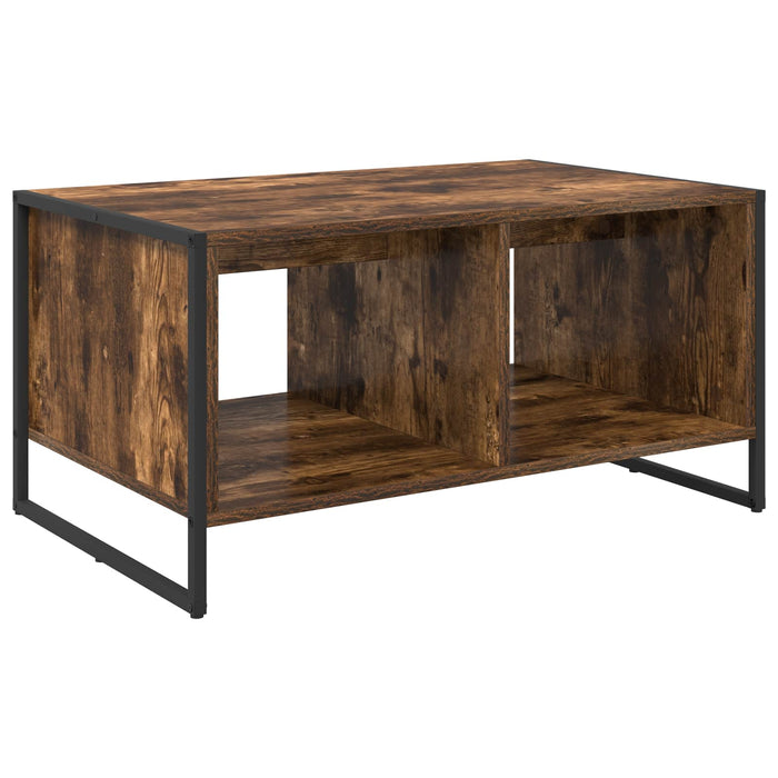 Masă de cafea Stejar fumuriu 80 x 50 x 40 cm Lemn compozit - WALTI WALTI