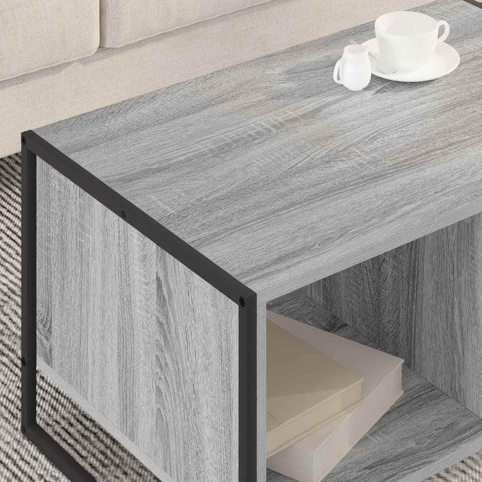 Masă de cafea Gri Sonoma 80 x 50 x 40 cm Lemn compozit - WALTI WALTI