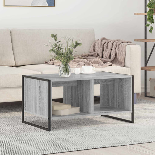 Masă de cafea Gri Sonoma 80 x 50 x 40 cm Lemn compozit - WALTI WALTI