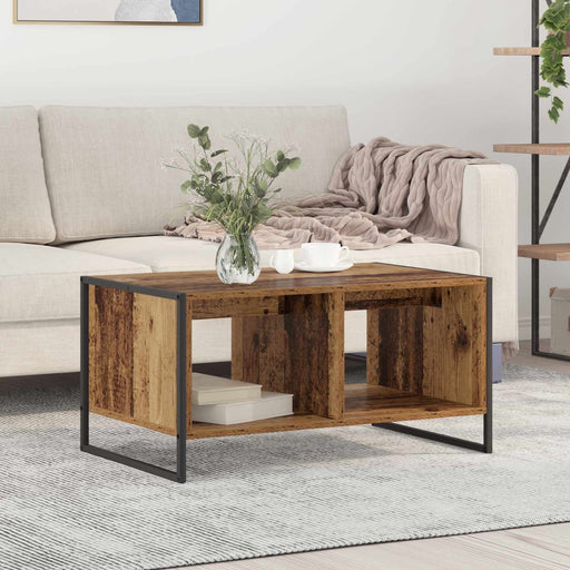 Masă de cafea Lemn Vechi 80 x 50 x 40 cm Lemn compozit - WALTI WALTI