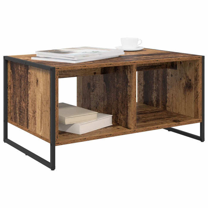 Masă de cafea Lemn Vechi 80 x 50 x 40 cm Lemn compozit - WALTI WALTI