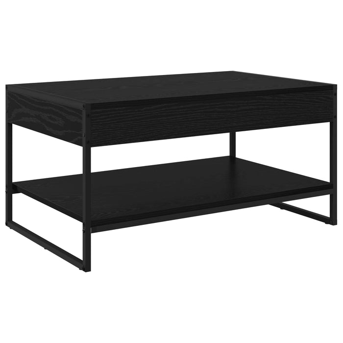 Masă de cafea Stejar Negru 80 x 50 x 40 cm Lemn compozit - WALTI WALTI