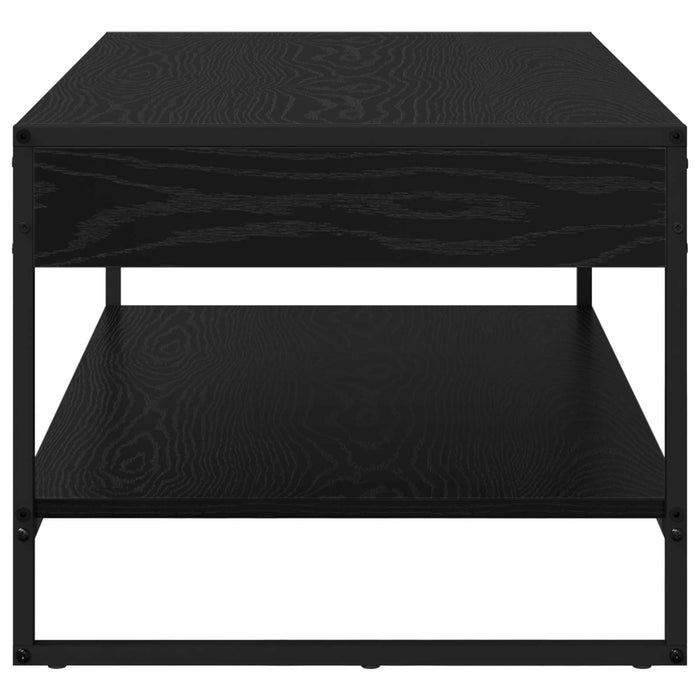 Masă de cafea Stejar Negru 80 x 50 x 40 cm Lemn compozit - WALTI WALTI