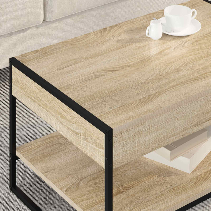 Masă de cafea Sonoma 80 x 50 x 40 cm Lemn compozit - WALTI WALTI