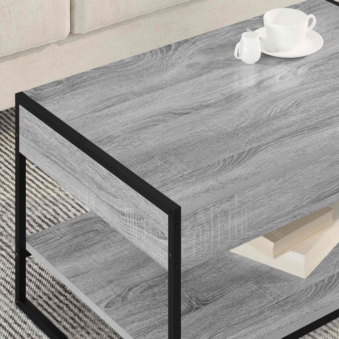 Masă de cafea Gri Sonoma 80 x 50 x 40 cm Lemn compozit - WALTI WALTI