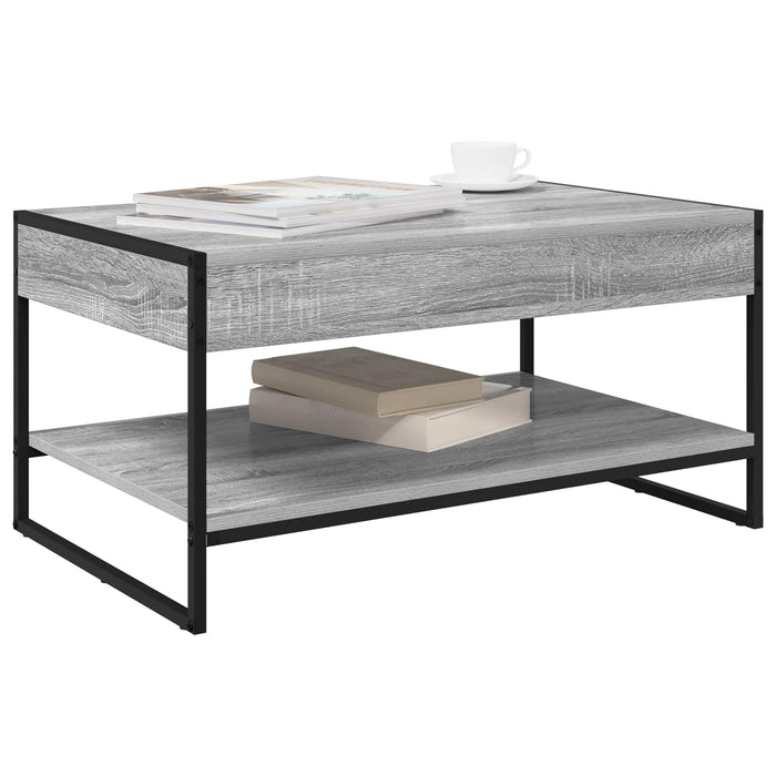 Masă de cafea Gri Sonoma 80 x 50 x 40 cm Lemn compozit - WALTI WALTI