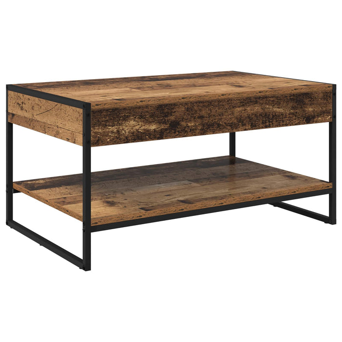 Masă de cafea Lemn Vechi 80 x 50 x 40 cm Lemn compozit - WALTI WALTI