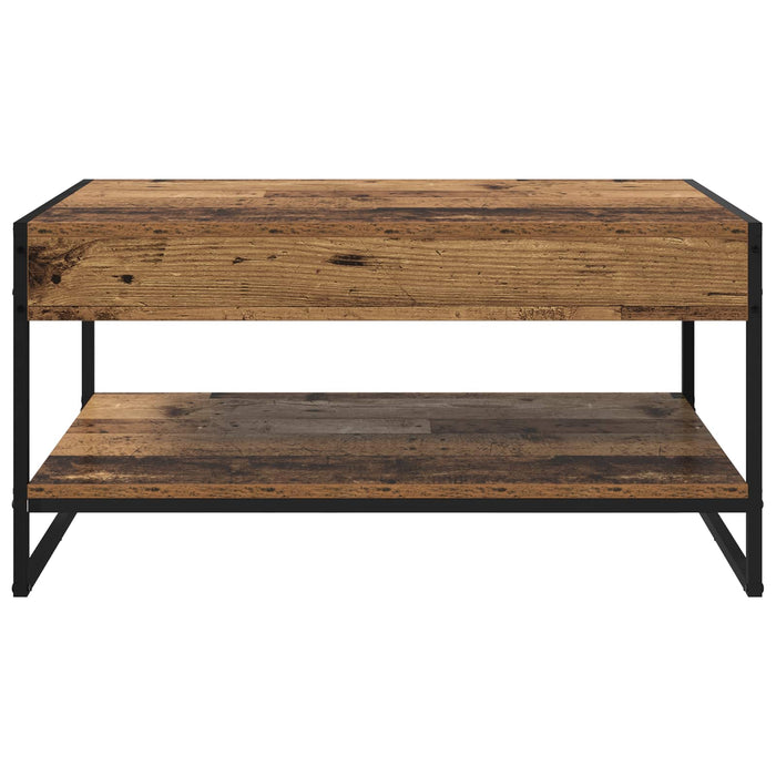 Masă de cafea Lemn Vechi 80 x 50 x 40 cm Lemn compozit - WALTI WALTI